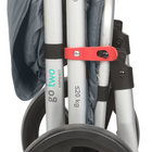 Playmarket, Go Two, Chariot Utilitaire Compact - Noir Texture Se Plie Sac Amovible / Remplaçable-Pliage ultra-compact