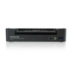IOGEAR 3-Port 4K USB-C and DisplayPort KVM Switch with Power Delivery-Cinema 4K resolution (4096 x 2160 60Hz) with one monitor