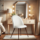 Homy Casa - Chaises d'accueil rembourrées - Lot de 2, tissu beige-Tissu durable et résistant à l'abrasion pour un entretien facile et une utilisation à long terme.