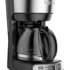Total Chef 12-Cup Programmable Coffee Maker, Stainless Steel Drip Coffee Machine - Black and Silver-Large 12-cup (1.8 L) capacity