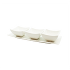 Bowring - Shalimar ensemble de service 4 pièce - Blanc-Ces articles de service simples, superbes et modernes