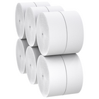 Scott - Papier hygiénique en rouleau géant grande capacité sans mandrin Scott Essential - 1 épaisseur - blanc - paquet de 12-Chaque rouleau grande capacité offre 15 % de plus de papier qu’un rouleau géant industriel standard