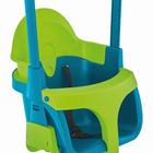 Mookie - Siège de balançoire pour bébé TP Quadpod-Commencez avec le mode 1, un siège de soutien « enveloppant » avec appuie-tête moulé, barre en T et harnais. Le siège est spacieux, donc il est facile de soulever et d’asseoir l’enfant dans le siège.