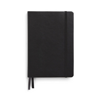 TRU RED Medium Flexible Cover Graph Journal - Black-Medium size (5.5" x 8")