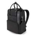 Bugatti, BKP2167BU-BLACK - Moretti - Sac à dos en nylon , Noir-Nylon noir avec détails en cuir végane