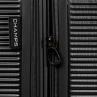 Champs Iconic II 20" Carry-on Luggage Case - Black-Telescopic Handle