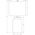 Monarch Specialties - Luminaire - 17 po H Lampe De Table - Résine Taupe - Abat-Jour Ivoire / Crème-Parfaite pour éclairer les tables de nuit, les tables d'appoint ou les tables latérales, cette lampe de table ajoute une touche décorative tout en servant de solution d'éclairage fonctionnelle