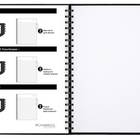 Cambridge Limited Hardcover Notebook, 11" x 9-3/4", 192 Pages-Black