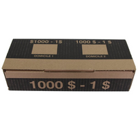Northern Specialty - Boîte à pièces prédécoupée - Loonie - Paquet de 50-Stockage de pièces