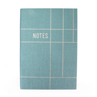 Staples - Journal en tissu quadrillé - bleu sarcelle - 6 x 8 po-Housse en tissu - Sarcelle