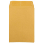 JAM Paper Enveloppes à ouverture au sommet et rabat droit gommé, 5 1/2 x 7 1/2 po, brun kraft, 1000 par paquet-Taille : 5 1/2 x 7 1/2 po