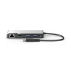 ALOGIC - Hub USB-C Fusion ALPHA 5-en-1 - Gris sidéral-Il vous permet de dupliquer ou d'étendre l'écran de votre ordinateur portable, tablette ou téléphone sur un téléviseur, un moniteur ou un projecteur jusqu'à une résolution 4K. Les deux connecteurs USB-A et USB-C offrent un débit de transfert allant jusqu'à 5 Gbit/s, vous permettant de transférer vos données rapidement en quelques secondes. De plus, il permet de recharger rapidement votre appareil mobile jusqu'à 2 A.