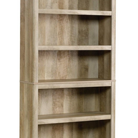 Sauder – Bibliothèque à 5 tablettes, chêne Lintel-Bibliothèque à 5 tablettes au fini chêne Lintel