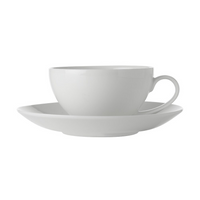 Maxwell & Williams – Tasse et soucoupe, blanc, paq./4-Verres, tasses et gobelets