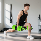 Soozier - Ensemble D’Haltères 4-En-1 66 Lb - Barre Kettlebell Support Pour Pompes-Poignées antidérapantes, faciles à tenir et à soulever  
