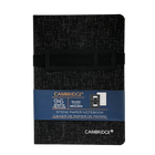 Cambridge Pen/Phone Bungee Business Notebook - 192 Pages - Charcoal (590013)-Casebound