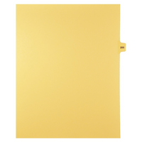 Mark Maker Legal Tabs - Letter Size - Buff - 1/15th cut - 25 tabs per package - 5 packages Pack - Number 200-Buff SingleTabs