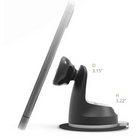 iOttie - Support aimanté embarqué iTap 2 d’iOttie - noir-Rotation de la rotule pour offrir des angles de visionnement de 360 degres et permettre à l'utilisateur de mieux voir son telephone intelligent ou son appareil GPS.