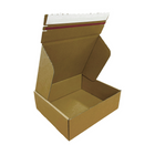 Reliabag Self Seal Corrugated Literature Mailer Boxes - 12" L x 10" W x 4" H - Kraft - 40 Pack-Lightweight, Eco-friendly, Sustainable and Sturdy