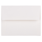 JAM Paper Enveloppes A2 en papier recyclé au fini milleraies blanc éclatant, 250/paquet-Enveloppe en papier recyclé au fini toilé blanc éclatant