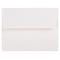 JAM Paper Enveloppes A2 en papier recyclé au fini milleraies blanc éclatant, 250/paquet-Enveloppe en papier recyclé au fini toilé blanc éclatant