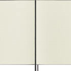 Moleskine - Carnet Classic Plus Grand Format - À Grille De Pointillés - Couverture Rigide - 5 po x 8,25 po - Noire-Dimensions : 5,25 po x 8,25 po