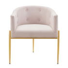 Modway - Savour Touffe Performance Velvet Chaise d’accent - Rose-Capacité du poids de la chaise : 300 lb