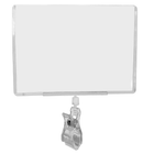 Eddie's Versa Clip With Sign Holder 7"W x 5"H - Clear - 10 Pack (130660-10)-Versa Clip With Sign Holder