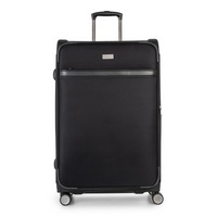 Bugatti -  Nashville -Bagage hybride rigide/souple  de 30 po - Noir-noir / Hybride (Polyester et Polypropylène)