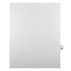 Markmaker - Intercalaires imprimes Legal, Blanc, 1/25th coupe, format lettre, sans trous, 25 tabs/PQT, 5 PQT/Boite, Numero 143-Intercalaires imprimes Legal