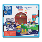 Educational Insights - Conception et perceuse® Boulon Buddies® Grange-Comprend : Perceuse électrique adaptée aux enfants, set de jeu sur le thème de la grange (double comme un étui de transport), 24 boulons multicolores, un Farmer Bolt Buddy et quatre amis animaux, un corral et un jardin surélevé avec des toppers de légumes boulon.