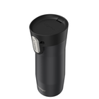 Contigo - Tasse de voyage en acier inoxydable à isolation sous vide AUTOSCELLABLE West Loop avec couvercle facile à nettoyer - 473 ml (16 oz) - Noir mat-Boire facilement : la bouteille peut être tenue, verrouillée et relâchez d’une main