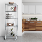 Seville Classics 5-Tier NSF Commercial Grade Steel Wire Shelving - 24" L x 18" W x 72" H -Height adjustable at 1" increment