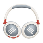 JBL - Junior 470NC Casque circum-auriculaire sans fil à réduction de bruit pour enfant - Blanc-50 heures d’autonomie de batterie