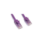 StarTech N6PATCH7PL 7' Cat 6 Snagless Patch Cable, Purple-RJ-45 Male connector on both sides for dependable network connectivity
