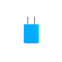 LOGiiX - Vibrance Power Mini 30W USB-C Chargeur Mural - Turquoise-Le Vibrance Power Cube Mini, compact et coloré, charge les smartphones jusqu'à 3 fois plus rapidement