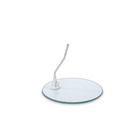 Mannequin tête d’œuf enfant incassable avec base en verre Can-Bramar, 1 à 2 ans, 35,5 po de hauteur, blanc soufflé (PL-EK90)-Fait de polypropylène. Conception très robuste.