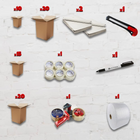 Canpaco Moving Kit For 2-3 Bedroom House - 12" L x 12" W x 12" H-15 small boxes (12"H x 12"W x 12"D)