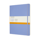 Moleskine Ruled Soft Cover Classic Notebook - Extra Large - Hydrangea Blue - 7.5" x 9.75"-Portrait Style