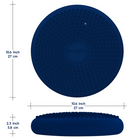 Bouncyband Coussin sensoriel Little Wiggle Seat, Bleu-Conçu pour les jeunes enfants contrairement aux coussins plus grands et disques d’équilibre