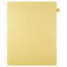 Markmaker - 25 tabs/PQT, 5 PQT/Boite, Intercalaires imprimes Legal, Chamois, 1/15th coupe| format lettre, sans trous, Numero 182-Intercalaires imprimes Legal