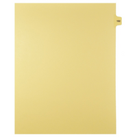 Markmaker - 25 tabs/PQT, 5 PQT/Boite, Intercalaires imprimes Legal, Chamois, 1/15th coupe| format lettre, sans trous, Numero 182-Intercalaires imprimes Legal