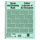 North American Paper Inc. - Cahier de découpures à spirale en papier manille - 11 po x 14 po-Peut être utilisé pour afficher des photos, des œuvres d’art ou simplement pour dessiner