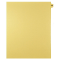 Mark Maker Legal Tabs - Letter Size - Buff - 1/15th cut - 25 tabs per package - 5 packages Pack - Number 196-Buff SingleTabs