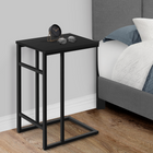Monarch Specialties - 2170 Table D'Appoint - 24 po H/Noir/Metal Noir-Assemblage requis: des instructions illustrees et tout le materiel sont fournis pour plus de commodite (des outils supplementaires peuvent être necessaires)