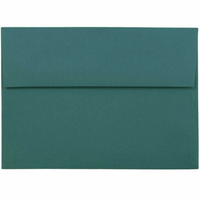 JAM Paper - Enveloppes d'invitation A7 - 5,25 x 7,25 - bleu sarcelle - Paquet de 50-Caractéristiques de l'enveloppe : Fermeture en gomme à rabat droit, finition en papier lisse de haute qualité