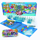 Rainbow Loom - Métier à tisser avec des elastiques - L'original-Comprend le Rainbow Loom original, 600 élastiques assortis, un crochet en métal, 25 pinces en C et un mini métier à tisser arc-en-ciel