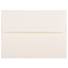 JAM Paper A6 Invitation Envelopes, 4.75 x 6.5, Strathmore Natural White Linen, 100 Pack (74083g)-Natural white