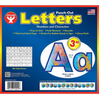 Hygloss Products Globes à lettres perforées de 3 po, paquet de 1050-Avec 8 styles colorés et 350 lettres, chiffres et caractères au choix, vous aurez toutes les raisons de vous exprimer de manière claire et créative