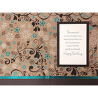 Rosedale – Cartes de souhaits et enveloppes d’anniversaire, Thinking Of You, fête, doré, 5 1/2 x 8 po, 6/paquet (19767)-Cartes de souhaits de qualité comparable à celles qu’on retrouve dans un magasin spécialisé